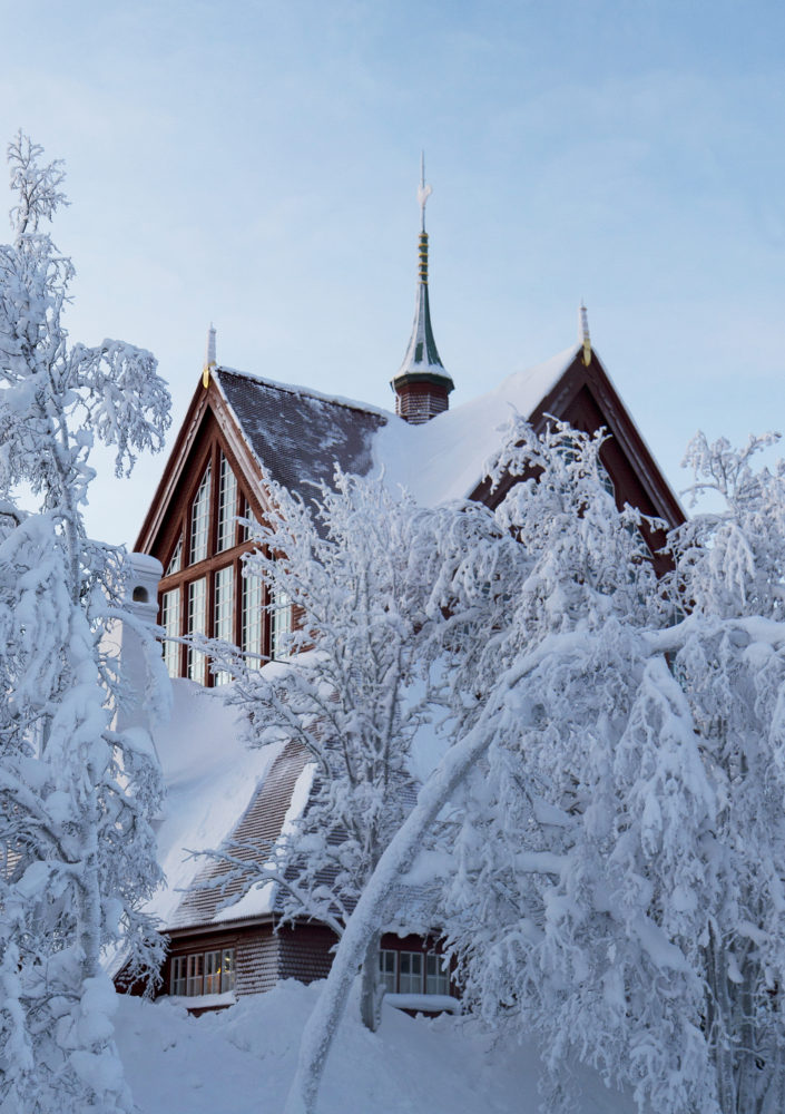 Kiruna church winter