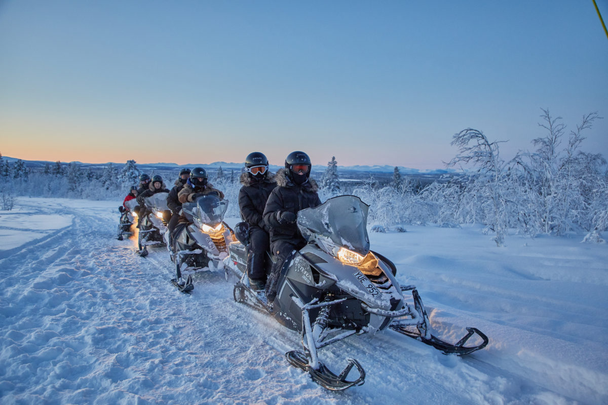 snowmobile tour